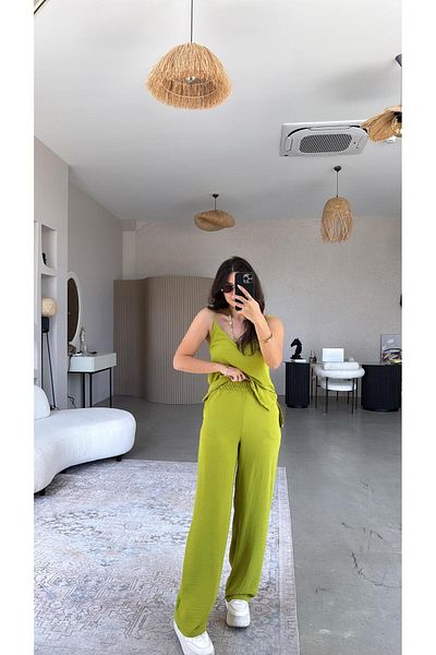 Buket Teke Basic Tiril Set with Olive Rope Strap