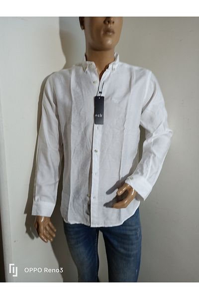 NÇB Slim Fit Sports Cotton Long Sleeve Shirt