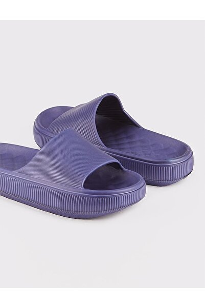 Cabani Γυναικείες παντόφλες μονόχρωμες σε μπλε ναυτικό