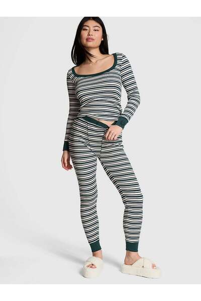 PINK Termal Uzun Pijama Takımı