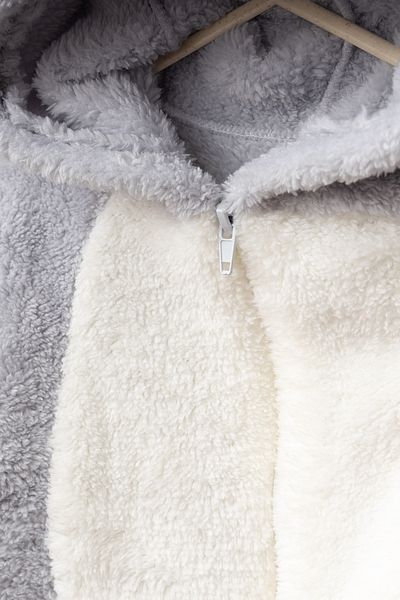 Teddy Pie Cute Rabbit Patterned Hooded Jumpsuit