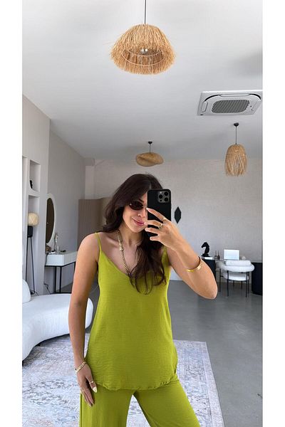 Buket Teke Basic Tiril Set with Olive Rope Strap