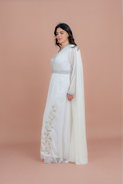 IKKXA Belted Elegant 2-Piece Kaftan