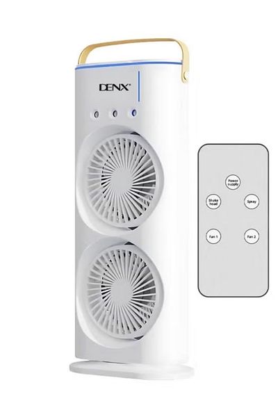 Denx Portable Double-Ended Spray Fan With Remote Control – Power by USB Type C ,280 ml Water Tank
