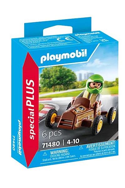 Playmobil -CHILD FIGURINE WITH GO-KART