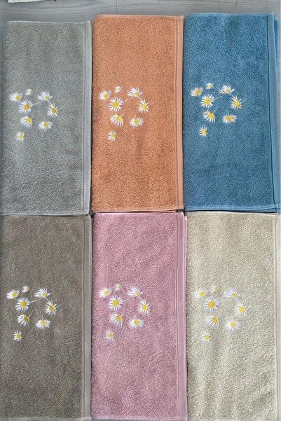 Çeyiz Diyarı Rita Накішлі 6-ти предметний комплект рушників для рук і обличчя