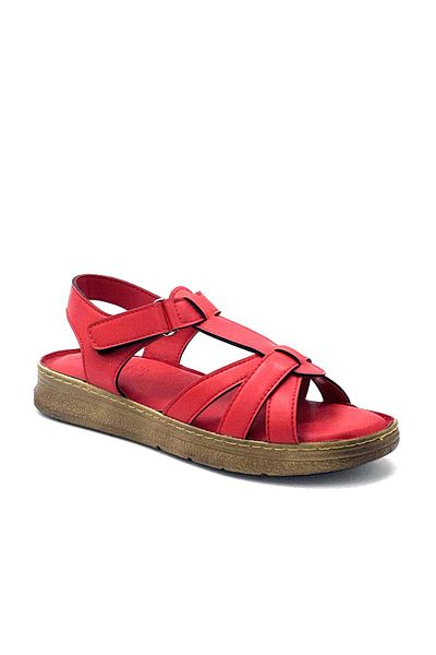 KİNDEP Kindep (Clavi) Comfort Daily Women's Sandals Red