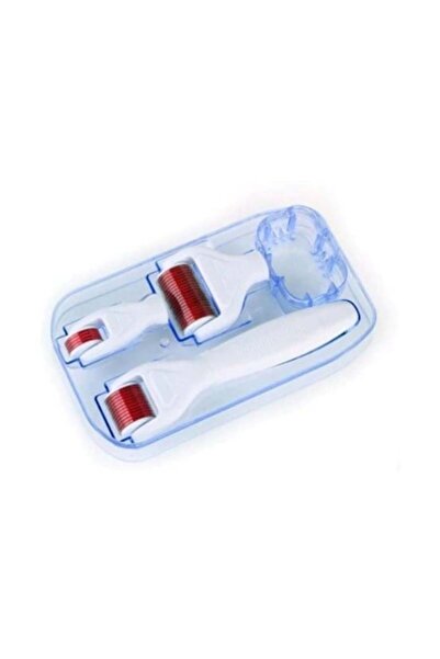 FOXMAG24 4-in-1 facial and body care device, needle device, white/red