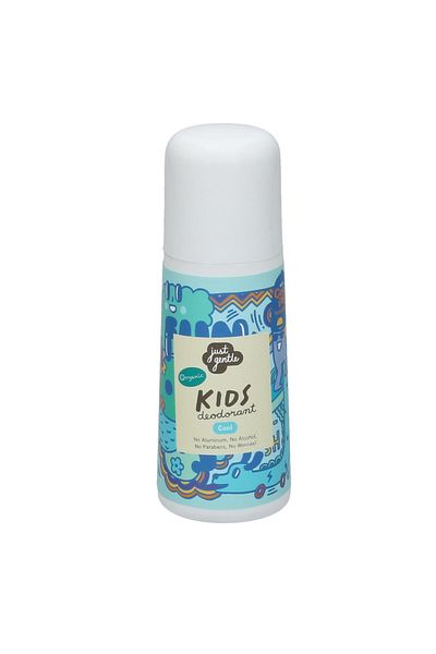 just gentle Organic Kids Deodorant Unscented Cool - Aluminum-Free, Natural Odor Protection, Cooling