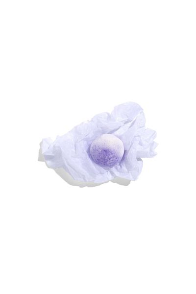 Yamuna Bombă de baie efervescentă cu hisop Yamuna, aromaterapie, relaxare, curățare și hidratare, 95 g