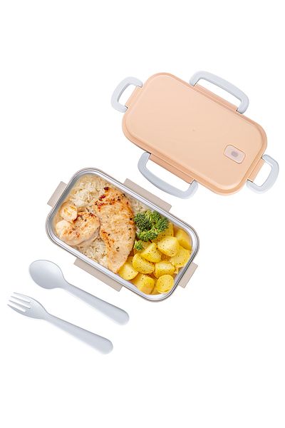 Emofom Aura Thermos Nutrition Container 750 ml Stainless Steel Food Storage Container (21 X 13 X 8 cm)