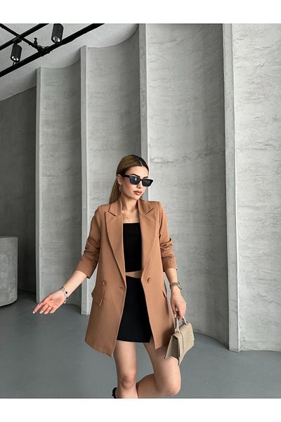 Kirazgym Women's Lined Blazer Jacket