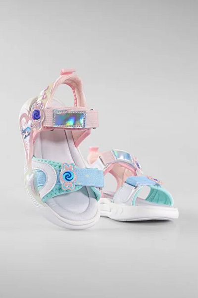 Vicco Arial Velcro Phlon Light Sole Daily Girl's Sandals Multicolor