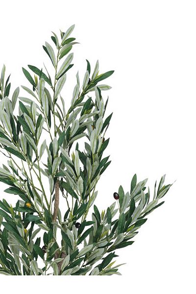 co arma Artificial olive tree with plastic stand, 130 cm high