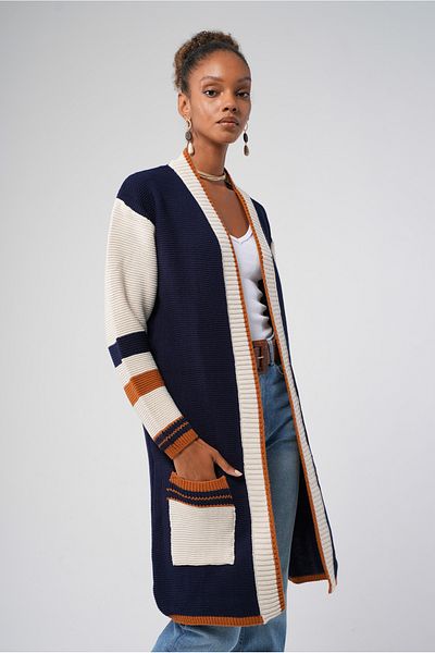 Hopoi Women's Garnished Pocket Cardigan