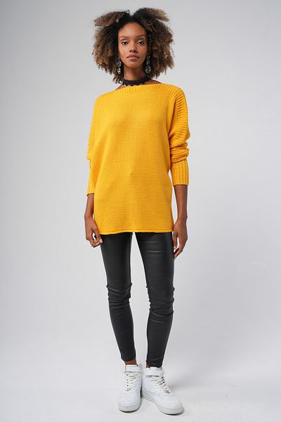 Hopoi Women's Honeycomb Knit Casual Bat Sweater