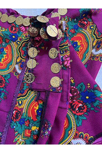 MODA Yöresel Hamavi Çocuk Elbise (Şal ve Kuşak Birlikte)