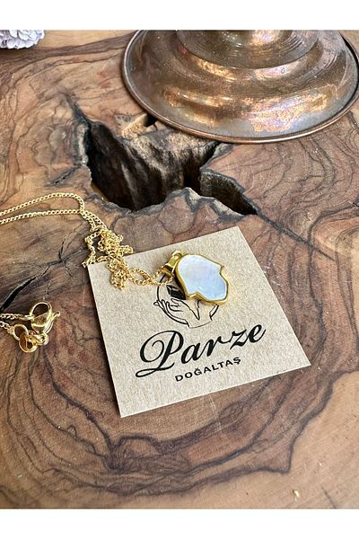 parze doğaltaş Natural Stone Necklace