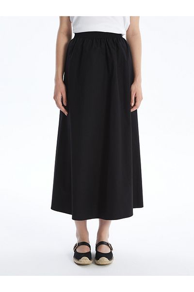 LC Waikiki Women's Flared Skirt with Elastic Waist