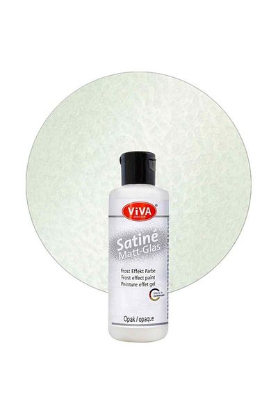 Viva Decor Satin Glass Effect Varnish, 82ml Opaque White