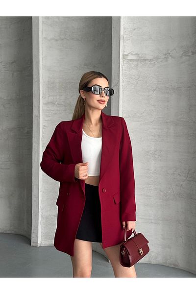 Kirazgym Women's Lined Blazer Jacket