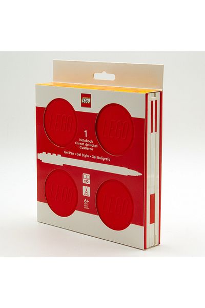 Lego IQ Locking Notebook w/ Gel Pen Red