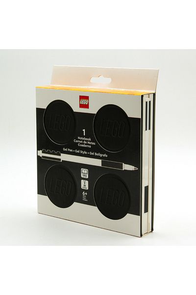 Lego IQ Locking Notebook w/ Gel Pen Black