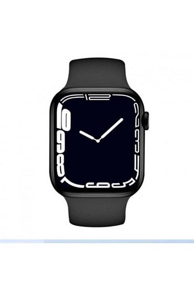 FOXMAG24 Smartwatch with Bluetooth call, message sync, heart rate & sleep monitor, smart voice, black