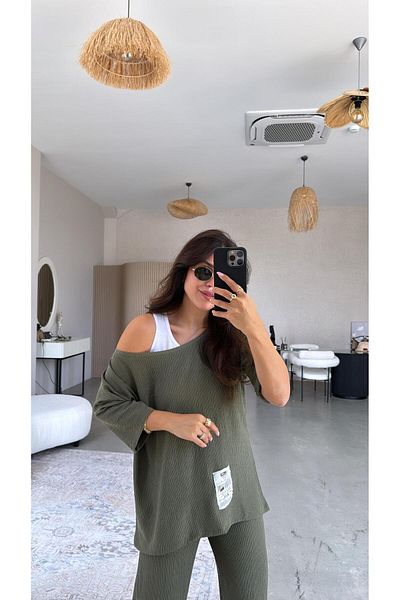 Buket Teke Khaki Triple Set