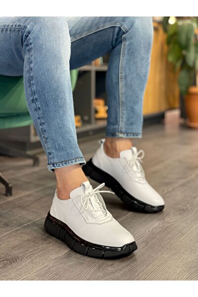 MOR KUNDURA أحذية رجالية يومية من الجلد الأصلي