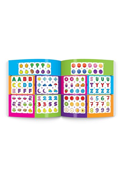 Enine Boyuna Eğitim Çocuklar İçin Sudoku Kitap Seti (3-8 YAŞ İçin- 8 Kitap - 700 Adet Sticker)