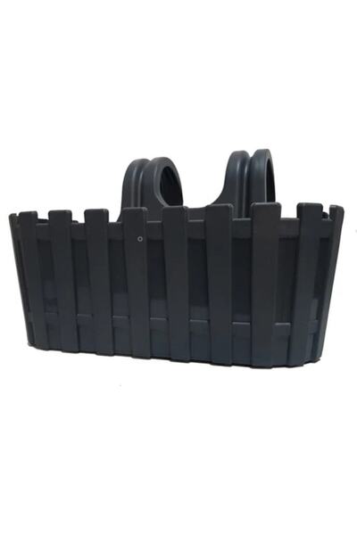 polivahome Poliwork Akasya Kolay Askı Balkon Saksısı 30 Cm 3 Lt