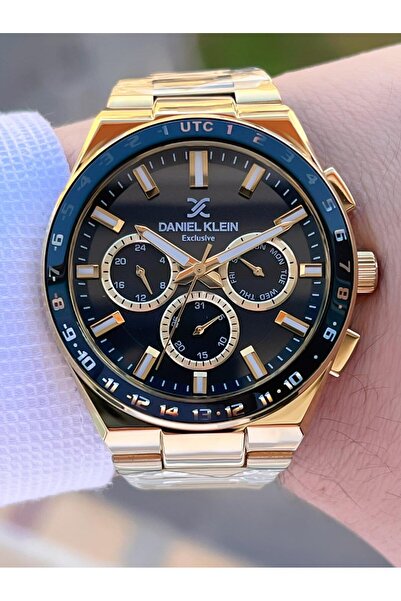 Daniel Klein Men's Wrist Watch Fg.13522.9 with Inner Functions Active 30 Mt Water Resistant 2 Years Warranty