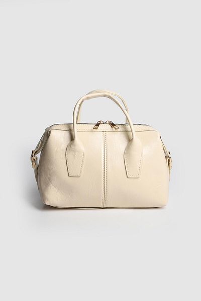 La La'Graccio Paris La'Graccio Paris Femei Klef Bright Leather Handbag și Curea Cremă