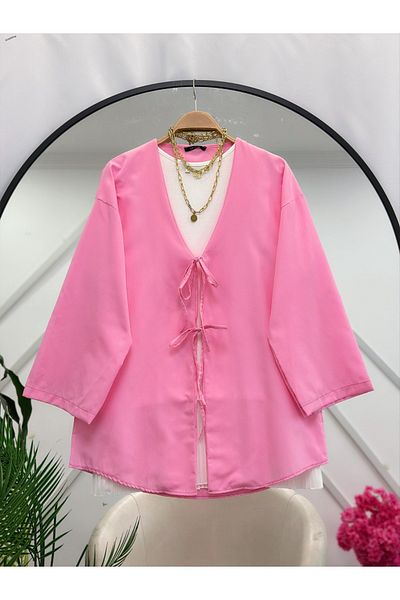 YEDİLALE Spring Kimono Tunic