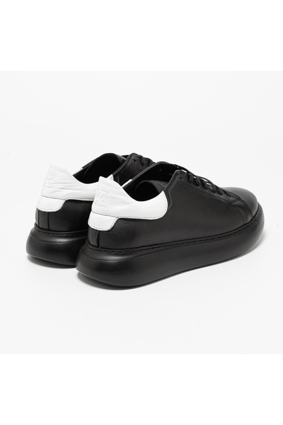 John May Ανδρικά αθλητικά παπούτσια (καθημερινά) RC-25Y-058-R1960 John May Μαύρο-Λευκό