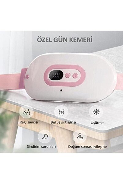 STLIFE Elektrikli Regl Özel Gün Kemeri,Regl Sancı,Bel Karın Isıtıcı Titreşimli (SADECE ELEKTRİKLE ÇALIŞIR)