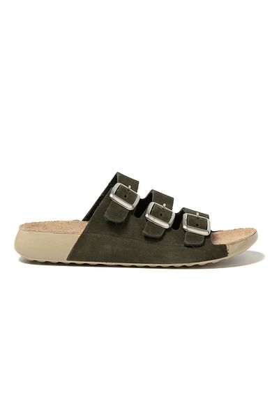 John May Women / Girls Slippers Mar-25Y-050-P29 John May Khaki Nubuck