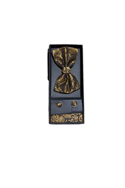 OEM Men's Bow Tie/Handkerchief/Button Set