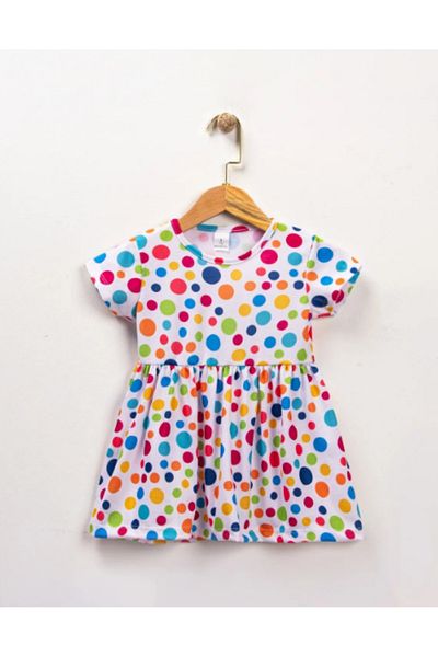 ruhaay Girl's Summer Short Sleeve Printed Dress