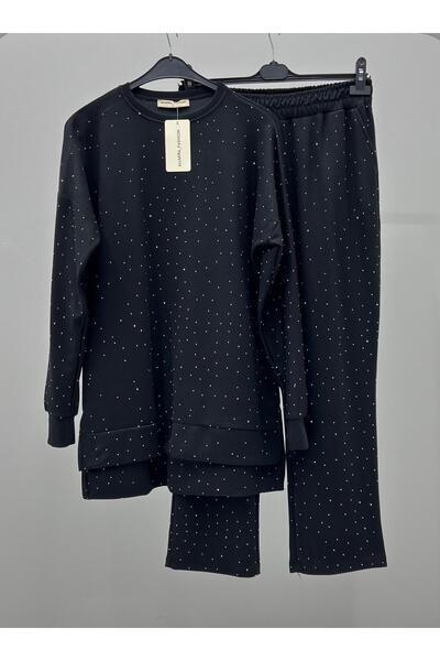 ALLMİRA FASHION Taş Detaylı İkili Eşofman Takımı