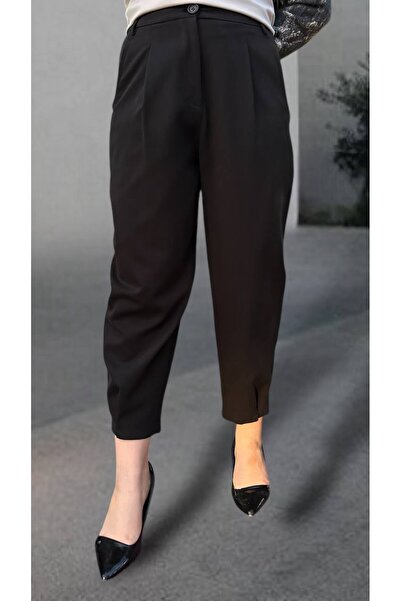 Sentez Paçası Çıt Çıtlı Pantolon 5579