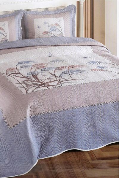 Çeyiz Diyarı Pamela Printed Quilted Double Bedspread