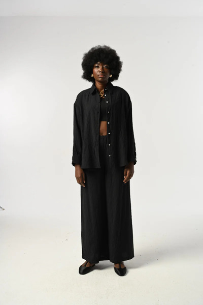 Orfeo Negro Πουκάμισο με τσαλακωμένο σχέδιο