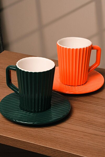 Love Bundles طقم أكواب سيراميك (200 مل) 4 قطع