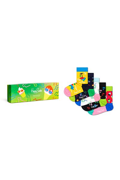 Happy Socks 5-Pack Kids Tropical Socks Gift Set