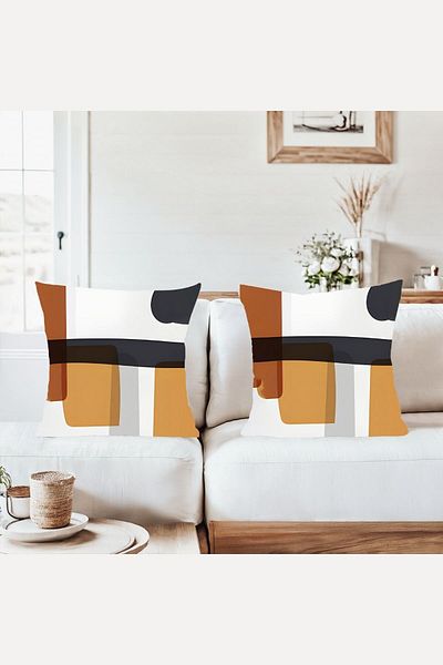 on the clouds Nordic Style Bohemian Combination Hidden Zipper Throw Pillow Cover Sofa Pillow Case Set (2Pcs)