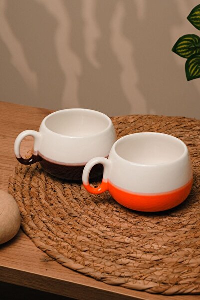 Love Bundles طقم قهوة مزدوج من السيراميك (180 مل) قطعتين