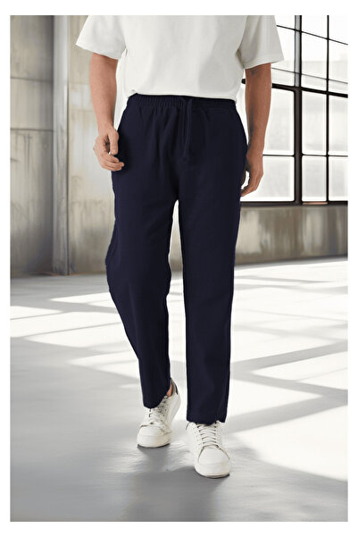 YAKAMEL Erkek Beli Bağlamalı Likralı Lise Okul Pantolonu