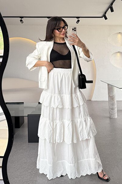 Gizem Ecemiş Liezen Astarlı Fisto Etek